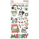 Simple Stories Chipboard Stickers 6"X12" Say Cheese Classic Mouse Christmas