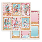 Stamperia Scrapbooking Pad 8"X8" 10/Pkg Candy Christmas