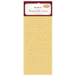 Stamperia - Vintage Golden Transfer 4"X8.5" Writing