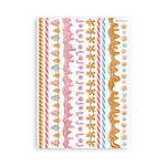 Stamperia A5 Washi Pad 8/Pkg Candy Christmas