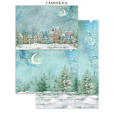 Stamperia Junk Journal Stickers, Cut-outs And Backgrounds Alice In Christmas