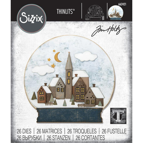Sizzix Thinlits Dies By Tim Holtz 26/Pkg Snowglobe #2