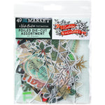 49 And Marketing Die-Cuts Foiled, Mistletoe And Memories