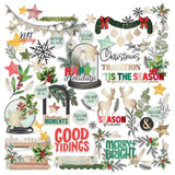 49 And Marketing Die-Cuts Foiled, Mistletoe And Memories