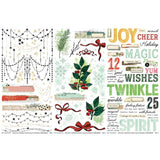 49 And Market Rub-On Transfer Set Essential, Mistletoe And Memories