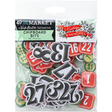 49 And Market Chipboard Set  Bits, Mistletoe And Memories