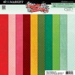 49 And Market Staples Pack 12"X12" Mistletoe And Memories