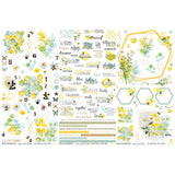 49 And Market Rub-On Transfer Set 6"X12" Botanical Buzz