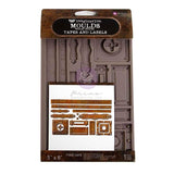 Prima Finnabair Decor Moulds 5"x8" Tapes And Labels