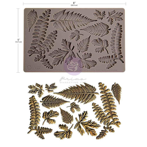 Finnabair Decor Moulds 5"x8" Fresh Foliage