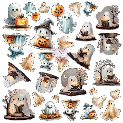 Prima Vellum Ephemera 60/Pkg Bewitched, The Boo Crew
