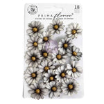 Prima Paper Flowers 18/Pkg Bewitched Ghostly Blooms