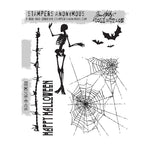 Tim Holtz Cling Stamps 7"X8.5" Trick Or Treat