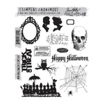 Tim Holtz Cling Stamps 7"X8.5" Mini Halloween #3