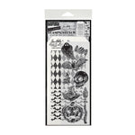 Tim Holtz Mixed Media Stamp/Stencil Carved Fright