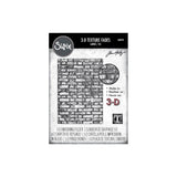 Sizzix 3D Texture Fades A5 Embossing Folder By Tim Holtz Brickwork