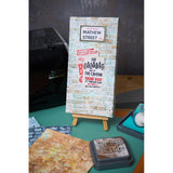 Sizzix 3D Texture Fades A5 Embossing Folder By Tim Holtz Brickwork