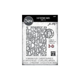 Sizzix 3D Texture Fades A5 Embossing Folder By Tim Holtz Cobblestone