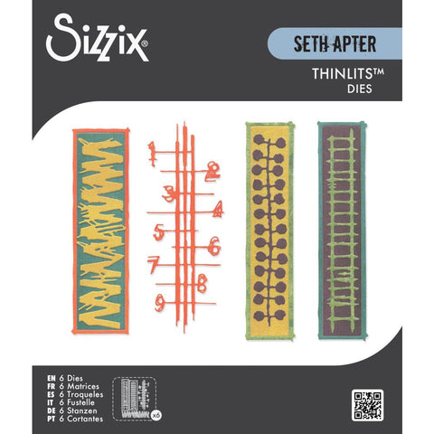 Sizzix Thinlits Die Set By Seth Apter 6/Pkg Stretchers