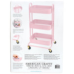 We R A La Cart Storage Cart With Handles Pink