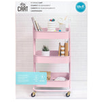 We R A La Cart Storage Cart With Handles Pink