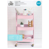 We R A La Cart Storage Cart With Handles Pink