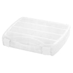 We R Divider Box Translucent Plastic Storage 12"X10"X2.4" Case