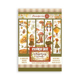 Stamperia A5 Washi Pad 8/Pkg Whispering Woods