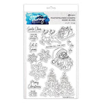 Simon Hurley Create. Clear Stamp Set 6"x9" Ho Ho Ho