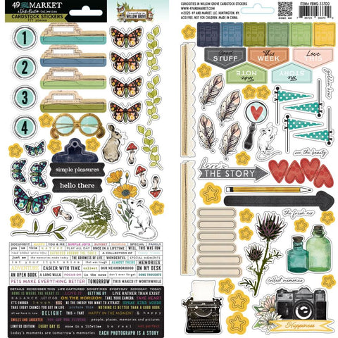 49 And Market Cardstock Stickers Curiosities In Willow Grove
