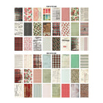 Tim Holtz Idea-Ology Backdrops Double-Sided Cardstock Christmas
