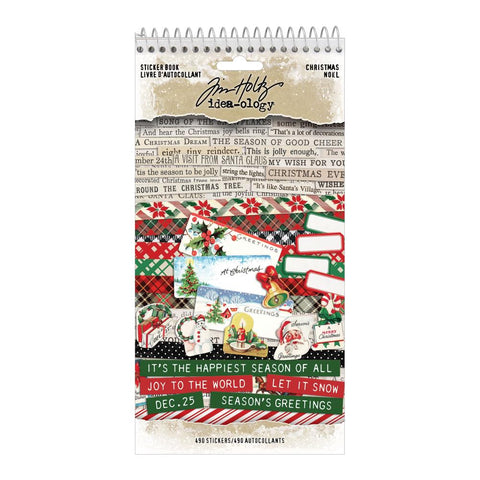 Tim Holtz Christmas Idea-ology Sticker Book