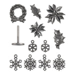 Tim Holtz Idea-Ology Metal Adorments Christmas