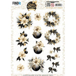 Find It Trading Berries Beauties 3D Push Out Shee Golden Whisper Flowers