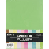 Colorbok Paper 8.5"X11" 180/Pkg Candy Bright