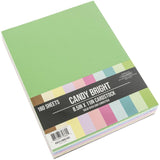 Colorbok Paper 8.5"X11" 180/Pkg Candy Bright