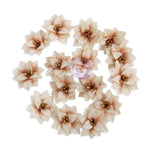 Prima Marketing Twinkle & Treats Paper Flowers 15/Pkg Frosted Petals