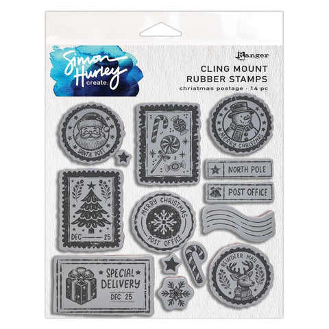 Ranger Simon Hurley create. Mount Stamp 6"X6" Christmas Postage