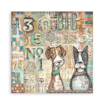 Stamperia Single-Sided Paper Pad 8"X8" 22/Pkg Furry Friends