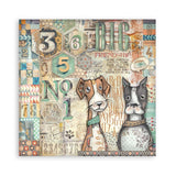 Stamperia Single-Sided Paper Pad 8"X8" 22/Pkg Furry Friends