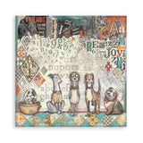 Stamperia Single-Sided Paper Pad 8"X8" 22/Pkg Furry Friends