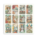 Stamperia Single-Sided Paper Pad 8"X8" 22/Pkg Furry Friends