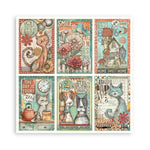 Stamperia Single-Sided Paper Pad 8"X8" 22/Pkg Furry Friends
