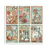 Stamperia Single-Sided Paper Pad 8"X8" 22/Pkg Furry Friends