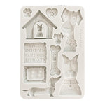 Stamperia Furry Friends Silicon Mould A5 I Love My Dog