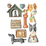 Stamperia Furry Friends Silicon Mould A5 I Love My Dog