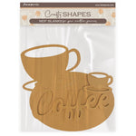 Stamperia Coffee And Chocolate Crafty Shapes Cup And Plate