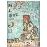 Stamperia Rice Paper A4 6/Pkg Furry Friends