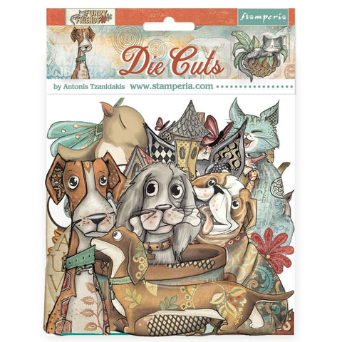 Stamperia Die-Cuts Furry Friends