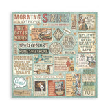 Stamperia Scrapbooking Pad 8"X8" 10/Pkg Furry Friends